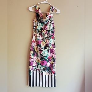 Floral cocktail dress size 6